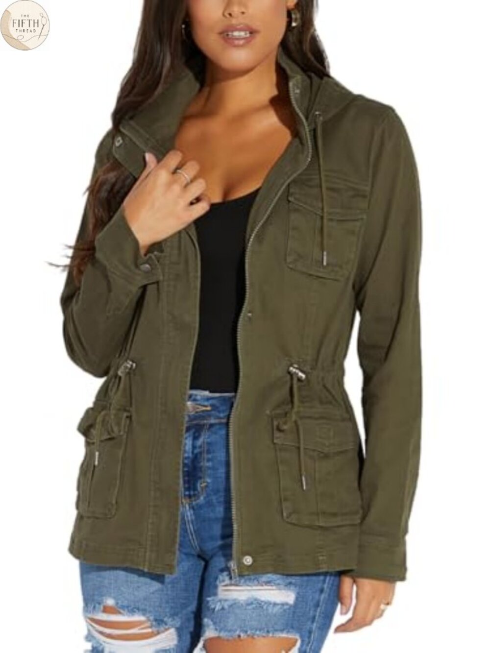 Women's Long Sleeve Zip Bomber Jacket Casual Outwear